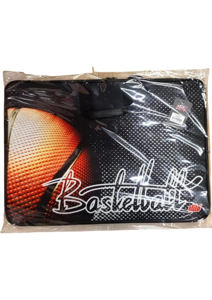 Kumaş Resim & Proje Çantası (35X50) Desenli (35*50) ( Basketball )