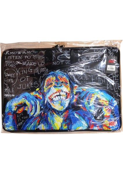 Kumaş Resim & Proje Çantası (35X50) Desenli (35*50) ( Prf Monkey)