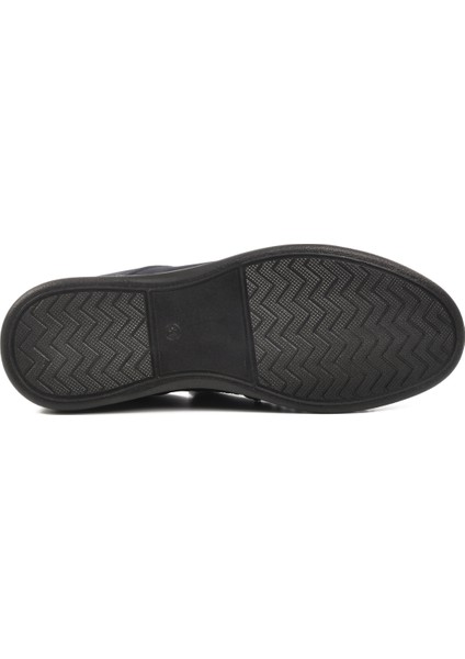 Lacivert Nubuk Deri Ortopedik Erkek Casual Ayakkabı 3Y1657 M fırsatları