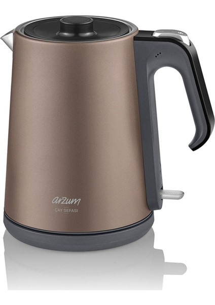 AR3080-T Çay Sefası Toprak 1650 W Çelik Çay Makinesi