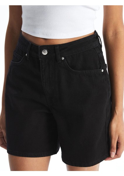 Xsıde Yüksek Bel Mom Fit Kadın Jean Şort (S5) modelleri