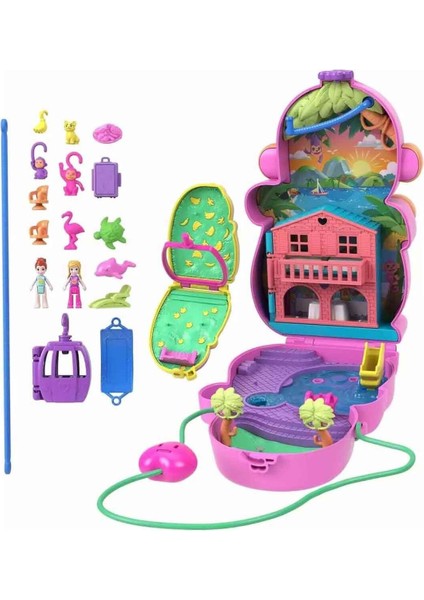 Çanta Olabilen Micro Oyun Setleri GKJ63 - Momma Monkey And Baby HWP04