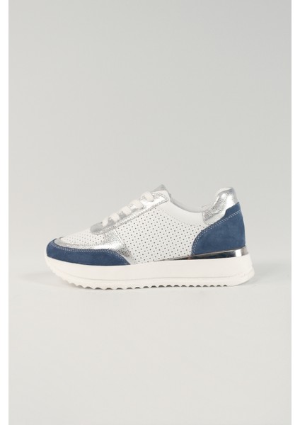 Sabine Bej Deri Kadın Sneakers, Deri, Günlük Ayakkabı, Spor Ayakkabı 25082