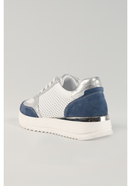 Sabine Bej Deri Kadın Sneakers, Deri, Günlük Ayakkabı, Spor Ayakkabı 25082