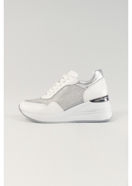 Vivienne Bej Deri Kadın Sneakers, Deri, Günlük Ayakkabı, Spor Ayakkabı 24223
