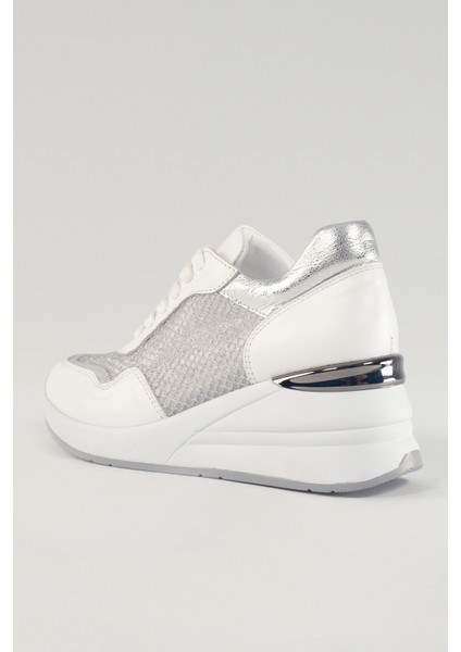 Vivienne Bej Deri Kadın Sneakers, Deri, Günlük Ayakkabı, Spor Ayakkabı 24223