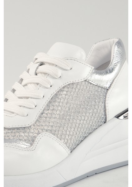 Vivienne Bej Deri Kadın Sneakers, Deri, Günlük Ayakkabı, Spor Ayakkabı 24223