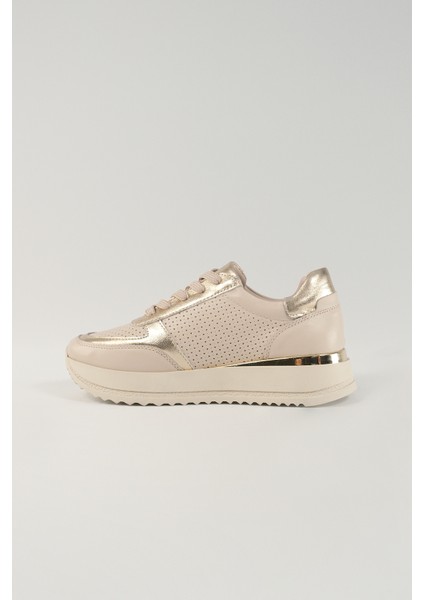 Sabine Bej Deri Kadın Sneakers, Deri, Günlük Ayakkabı, Spor Ayakkabı 25082 fiyatları