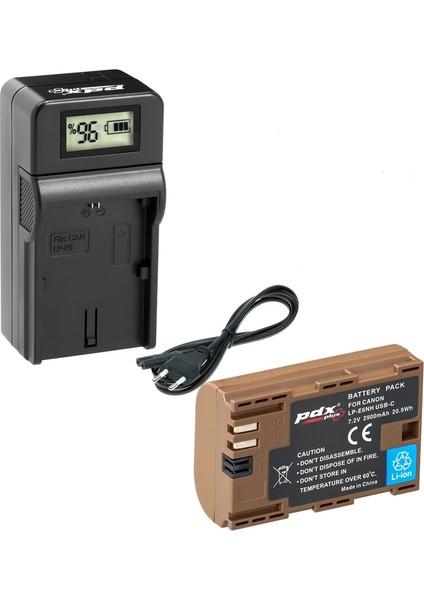 Canon LP-E6NH Usb-C Batarya ve Şarj Cihazı