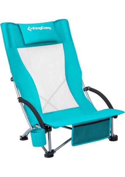 Lilac High Comfort Plaj Ve Dinlenme Sandalyesi Cyan