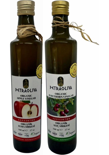 Elma ve Alıç Sirkesi 2 Adet x 500ml