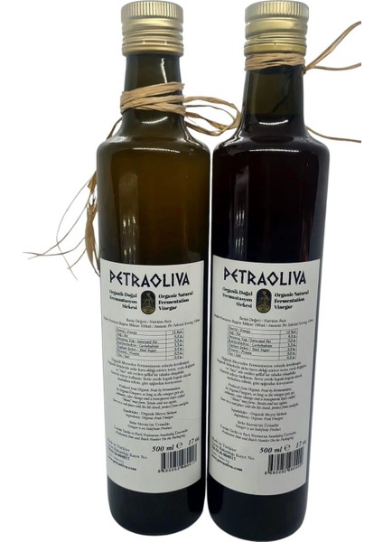 Elma ve Alıç Sirkesi 2 Adet x 500ml