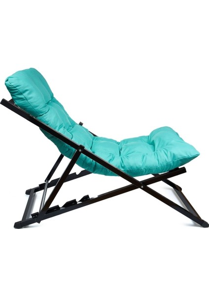 Minderli - Yuny Şezlong Seti Katlanır Dörtlü Set - 4şezlong 1 Sehpa