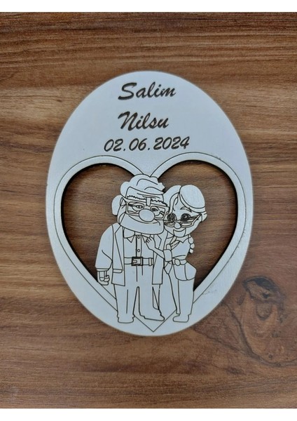 25 Adet Nişan Nikah Hatıra Yukarı Bak Magnet
