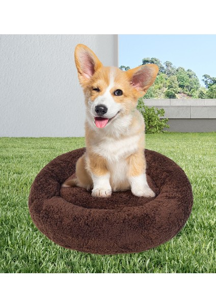 Luxury Peluş Köpek Yatağı - Yumuşak ve Konforlu Evcil Hayvan Yatağı 1 Adet