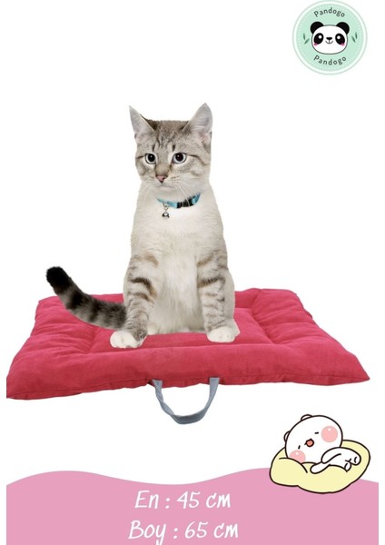 Luxury Köpek Yatağı Evcil Hayvan Kedi ve Köpek Minderi Evcil Hayvan Dikdörtgen 90X70 cm Yumuşak Minder 1 Adet