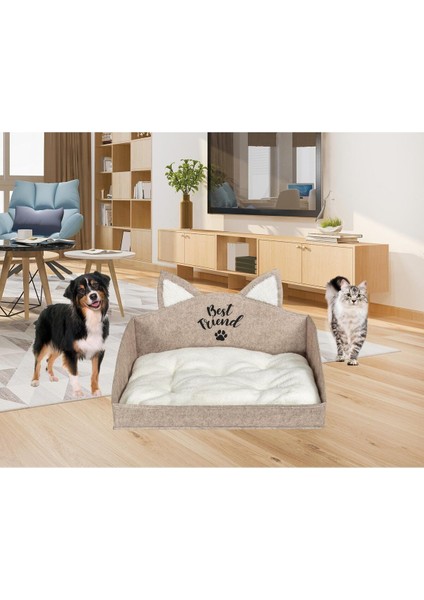 Luxury Evcil Hayvan Kedi Köpek Yatağı 50 x 38 x 15 Best Friends 1 Adet