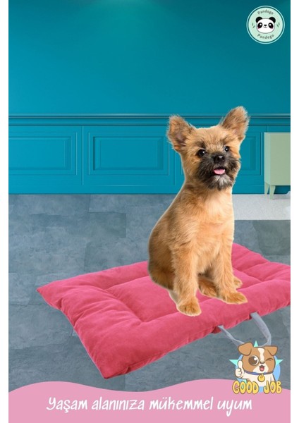Luxury Köpek Yatağı Evcil Hayvan Kedi ve Köpek Minderi Evcil Hayvan Dikdörtgen 90X70 cm Yumuşak Minder 1 Adet