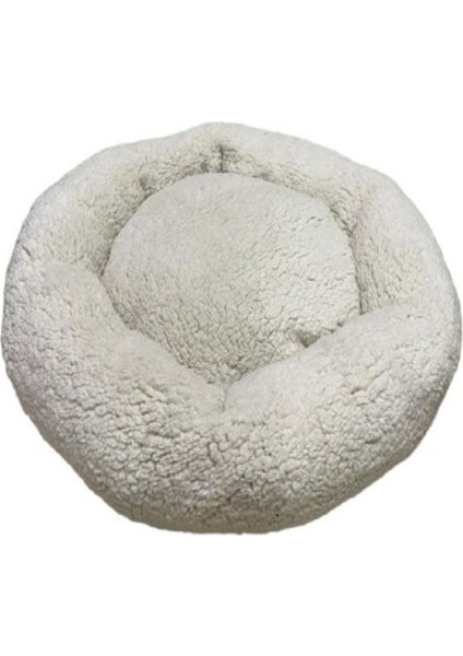 Luxury Peluş Yumuşak Kedi Yatağı - Köpek Yatağı Minder 50X50X15CM Gri 1 Adet