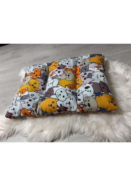 Luxury Coddry Kedi Yatak Minderi Kedi Desenli 42X55 1 Adet