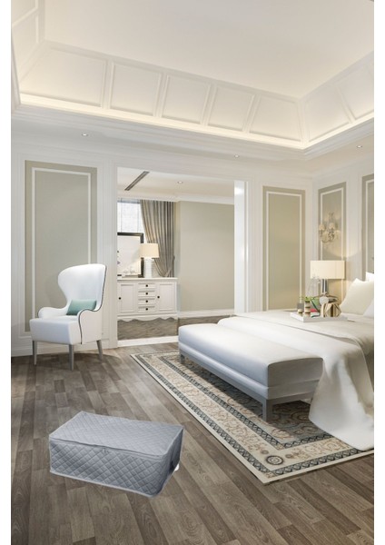 5 Adet Mega Elyaflı Yorgan Hurcu 100 x 50 x 50 cm Boyutlu Ekstra Dayanıklı Hurç