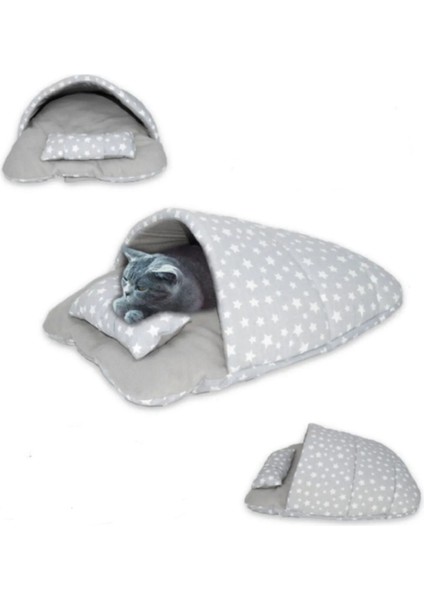Luxury Terlik Kedi & Küçük Irk Köpek Yatağı - GRI-50CM 1 Adet fiyatları