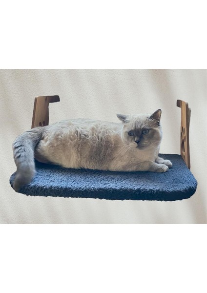 Luxury Kalorifer Petek Yatağı Kedi ve Köpek Radyatör Yatağı- Gri Welsoft Kumaş 1 Adet