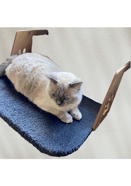 Luxury Kalorifer Petek Yatağı Kedi ve Köpek Radyatör Yatağı- Gri Welsoft Kumaş 1 Adet