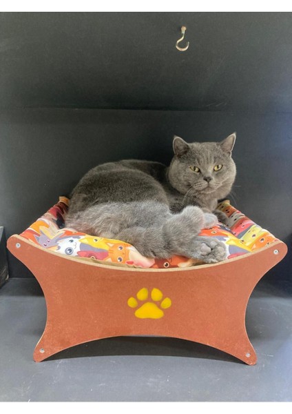 Luxury Kedi Köpek Yatağı Kedi Figürlü Kolay Kurulabilen Kedi Hamağı 1 Adet fiyatları