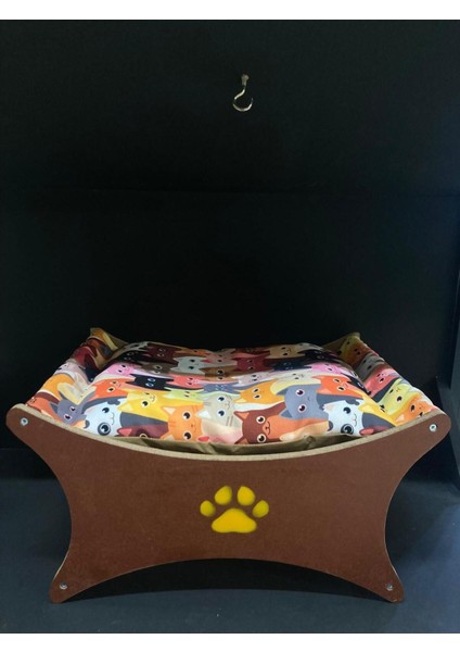 Luxury Kedi Köpek Yatağı Kedi Figürlü Kolay Kurulabilen Kedi Hamağı 1 Adet modelleri