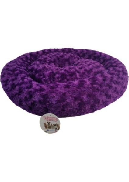 Luxury Kedi Köpek Peluş Yatak Mor 1 Adet