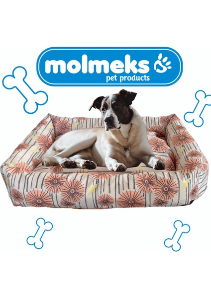 Luxury Kedi Köpek Yatağı Yıkanabilir Yastıklı Kedi Köpek Uyku Minderi 1 Adet