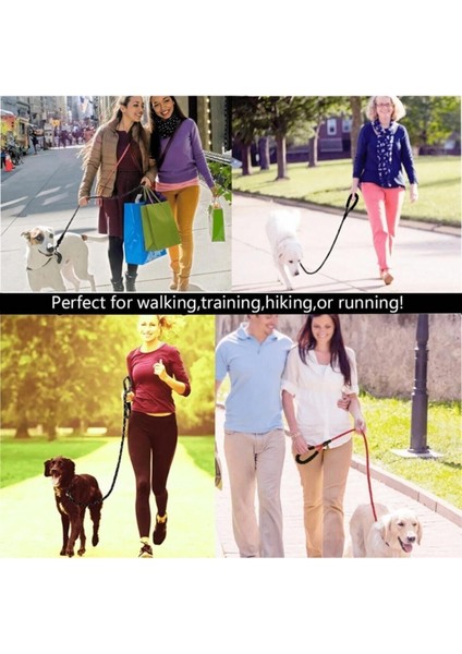 Luxury Köpekler Için Gezdirme Tasması Reflektörlü 130 cm Halat Orta ve Büyük Boy Köpekler Için 1 Adet
