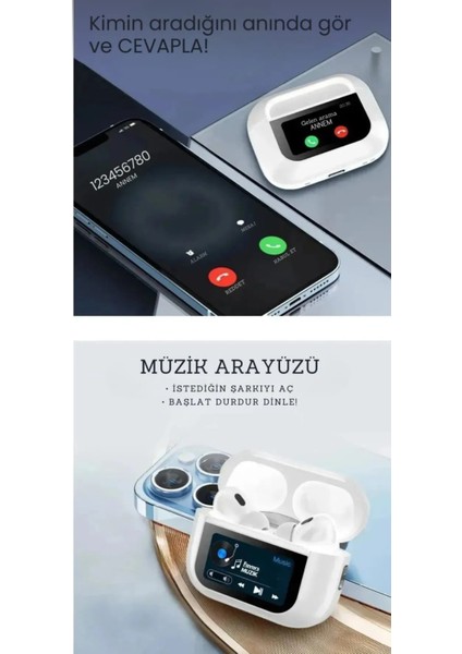 Dijital Ekranlı Bluetooth Kulaklık