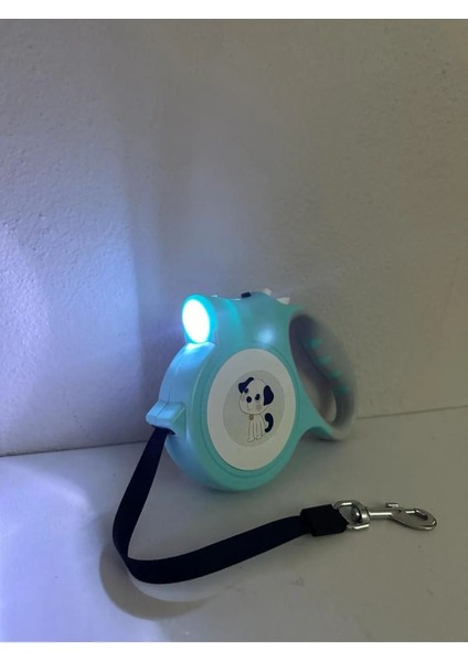 Luxury LED Işıklı Evcil Hayvan Gezdirme Tasması 5 mt Otomatik Geri Sarmalı Tasma 1 Adet fiyatları