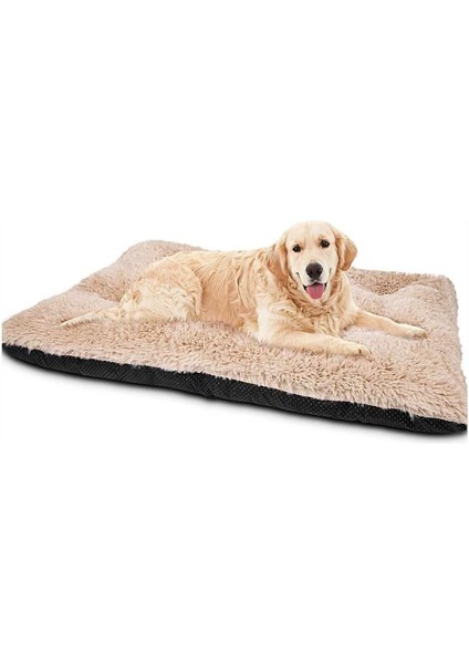 Luxury Peluş Kedi & Köpek Yatağı - Matı - Minderi - Yastığı - Large Boyut 70 x 50 cm Tüylenmez Ithal Kumaş 1 Adet