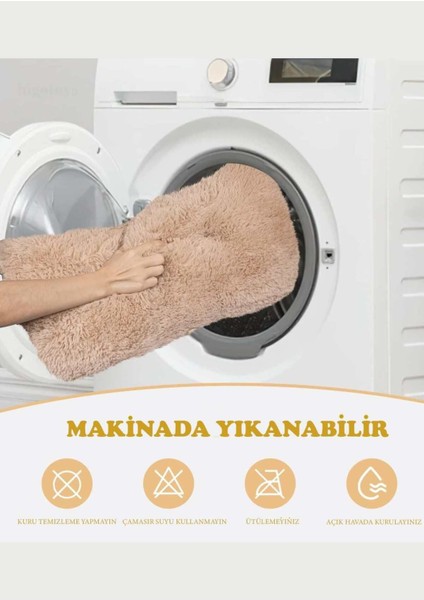 Luxury Peluş Kedi & Köpek Yatağı - Matı - Minderi - Yastığı - Large Boyut 70 x 50 cm Tüylenmez Ithal Kumaş 1 Adet indirimleri