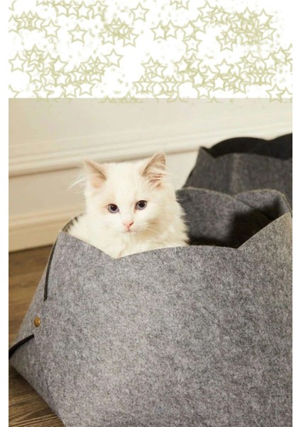 Luxury Skep Kedi Evi Kedi Kulübesi Yatağı Kedi Evi Matı 1 Adet