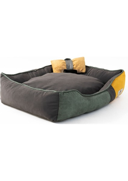 Luxury Limited Edition Deluxe Seri Yılanabilir Kedi ve Köpek Iç Mekan Yatağı (45*55) Small 1 Adet