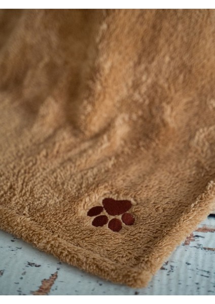Luxury Kedi Köpek Battaniyesi Wellsoft Kumaş Pati Desenli 1 Adet