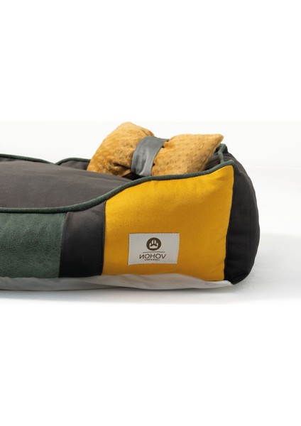 Luxury Limited Edition Deluxe Seri Yılanabilir Kedi ve Köpek Iç Mekan Yatağı (45*55) Small 1 Adet