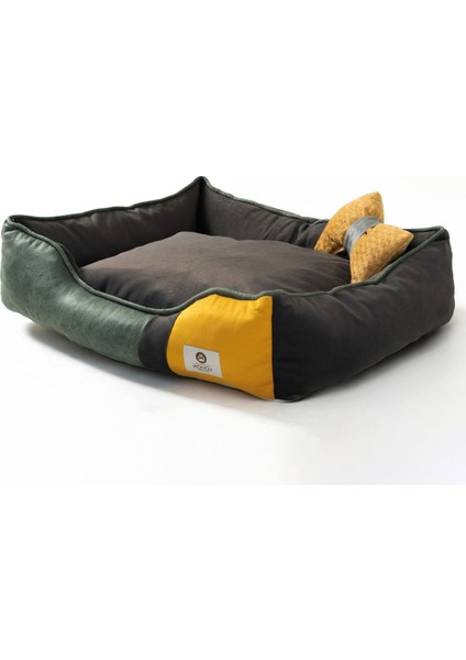 Luxury Limited Edition Deluxe Seri Yılanabilir Kedi ve Köpek Iç Mekan Yatağı (45*55) Small 1 Adet