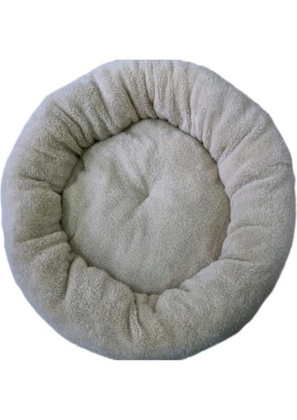 Luxury Welsoft Ekru Beyaz Kedi ve Köpek Yatağı 60 cm 1 Adet
