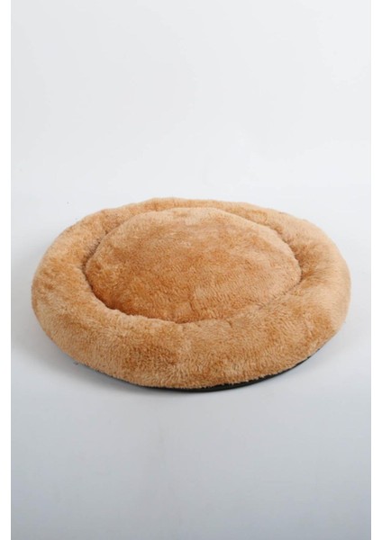 Luxury Hardal Sherpa Polar Yıkanabilir Yuvarlak Köpek Kedi Yatağı 50 cm 1 Adet