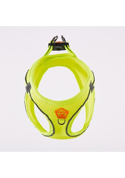Luxury Neon Sarı Air-Mesh Göğüs Tasması Kedi Köpek Göğüs Tasması 1 Adet