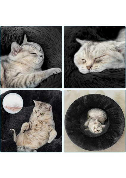 Luxury Köpek ve Kediler Için Yıkanabilir Yuvarlak Pet Yatak S-M-L 1 Adet