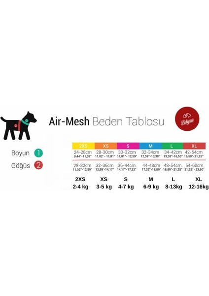 Luxury Air Mesh Kedi ve Köpek Göğüs Tasması Red 1 Adet