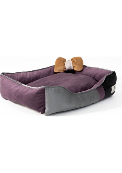 Luxury Limited Edition Deluxe Seri Yılanabilir Kedi ve Köpek Iç Mekan Yatağı (45*55) Small 1 Adet