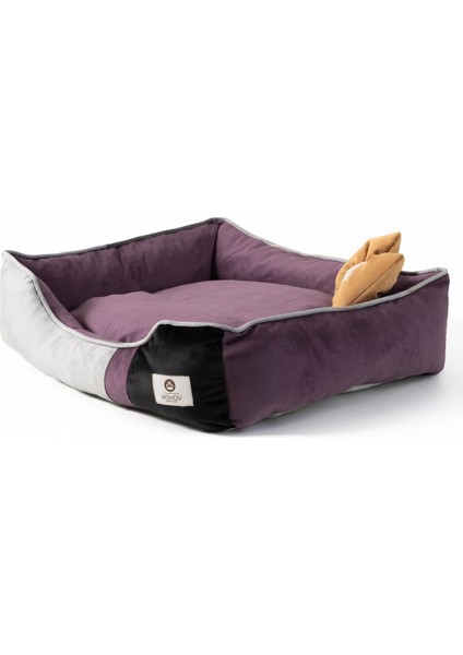 Luxury Limited Edition Deluxe Seri Yılanabilir Kedi ve Köpek Iç Mekan Yatağı (45*55) Small 1 Adet