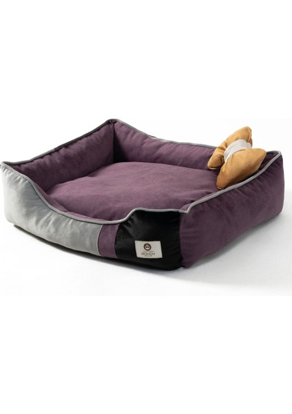 Luxury Limited Edition Deluxe Seri Yılanabilir Kedi ve Köpek Iç Mekan Yatağı (45*55) Small 1 Adet